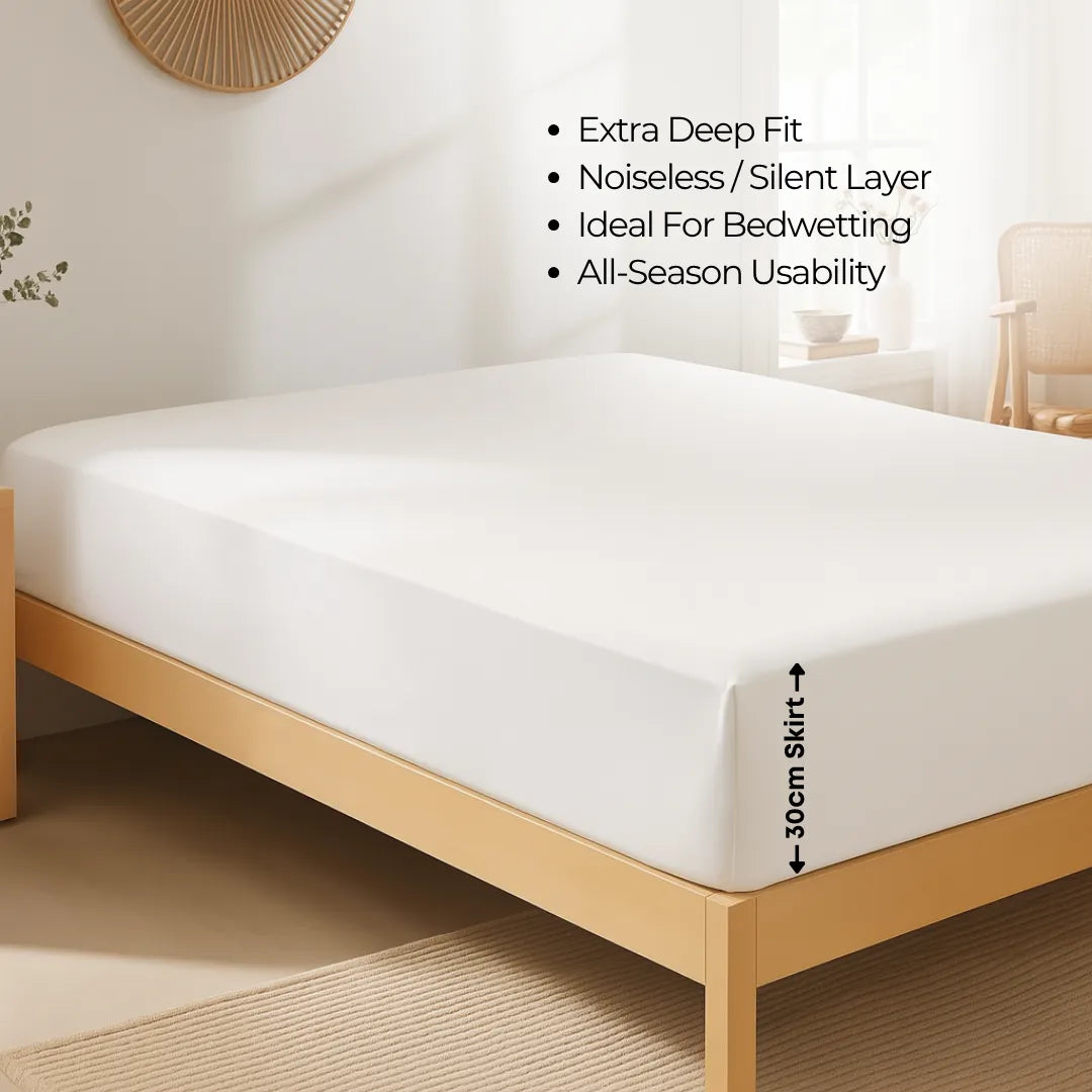 100% White Cotton Fitted Sheets