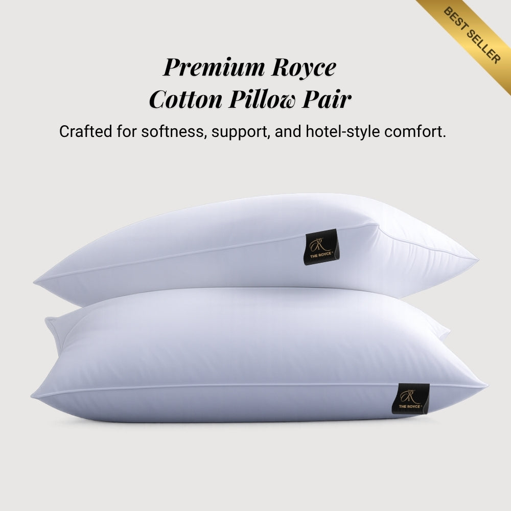 Premium Cotton Pillows — Soft, Cool & Built to Last