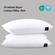Cotton Pillows. Pair