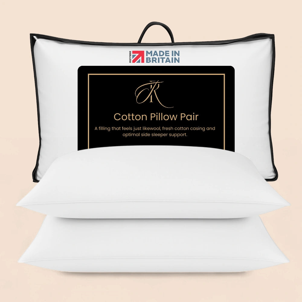 Cotton Pillows Pair