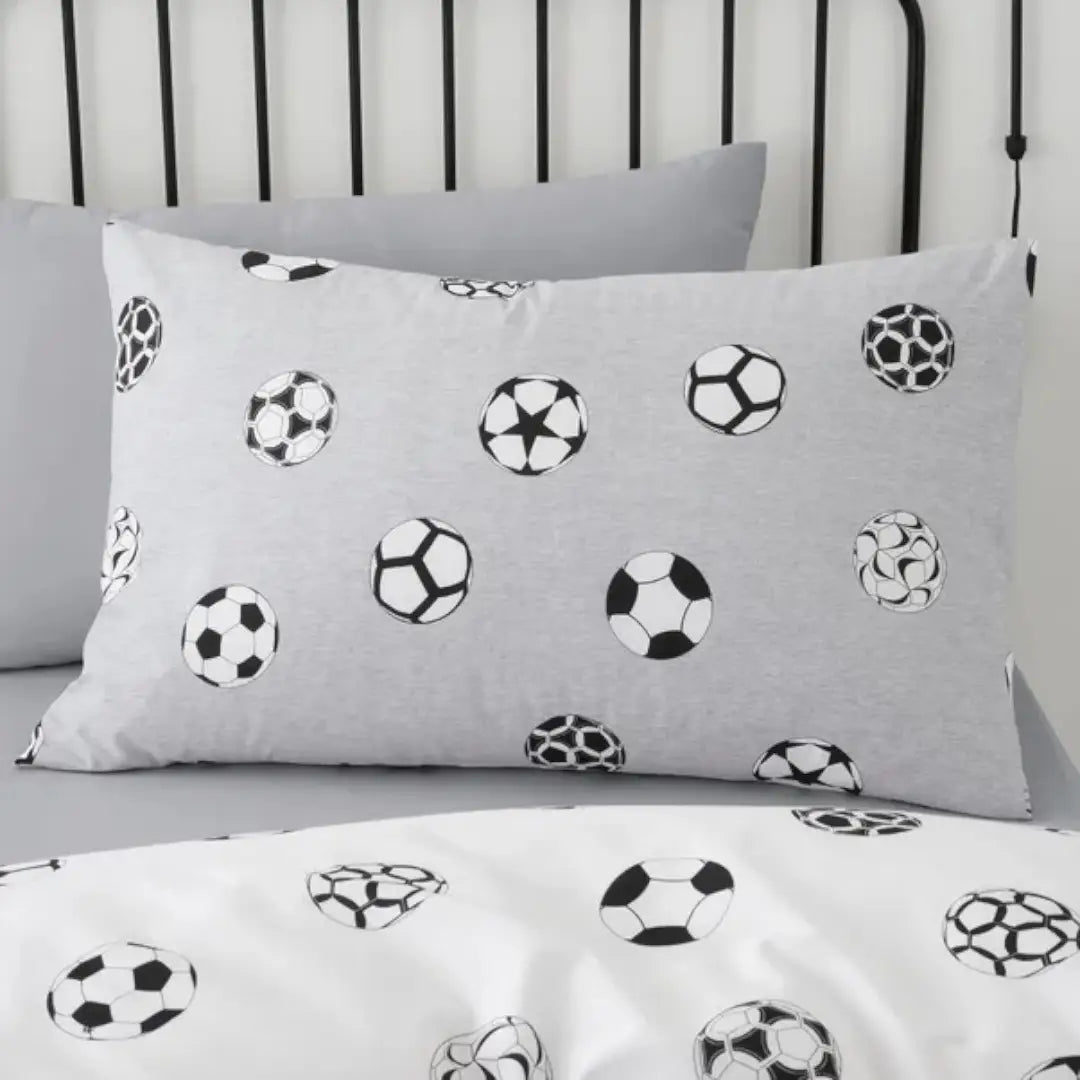 Football Duvet Cover Set Reversible Kids Bedding Quilt Pillowcase - The royce furnishings