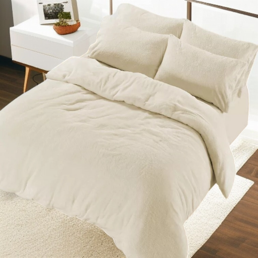 Teddy Bear Duvet Quilt Cover with Pillowcase