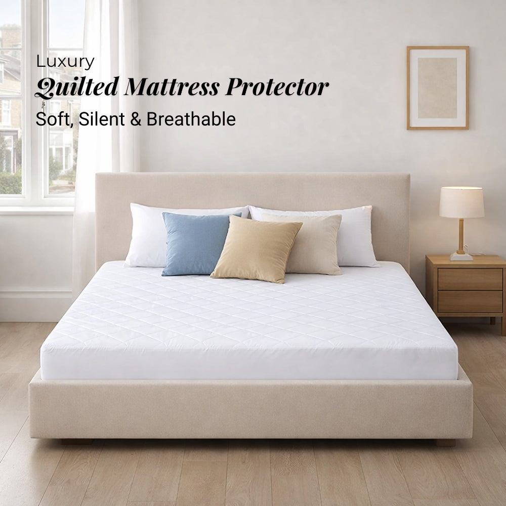 Quilted Waterproof Microfibre Mattress Protector