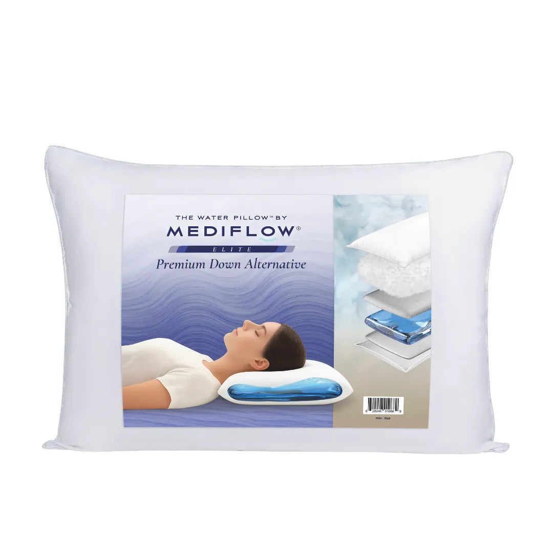 Mediflow Water Pillow - Elite Down Alternative - The Royce Furnishings