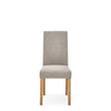 Dining Chairs Faux Leather Black Brown Cream Grey or Fabric Wood Legs Kitchen - The royce furnishings