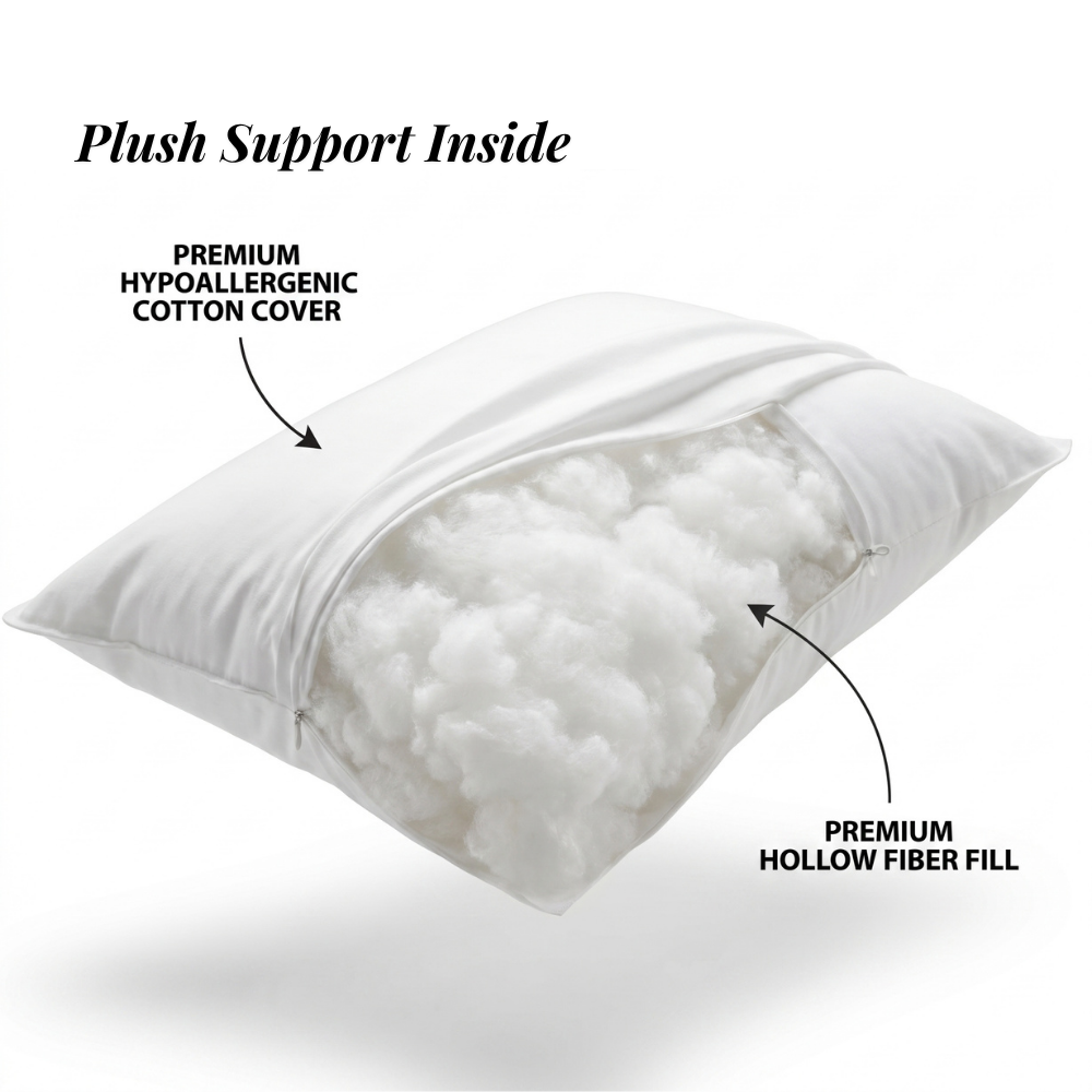 Premium Cotton Pillows — Soft, Cool & Built to Last