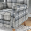 Retro Accent Chair - Fabric Lounge Padded Sofa Chair for Living Room Bedroom - The royce furnishings