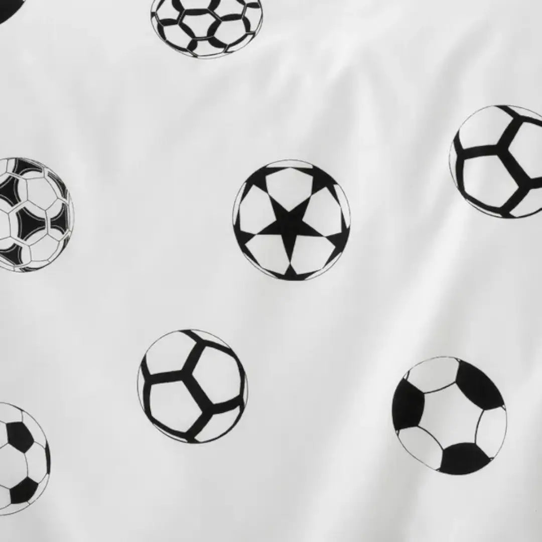 Football Duvet Cover Set Reversible Kids Bedding Quilt Pillowcase - The royce furnishings