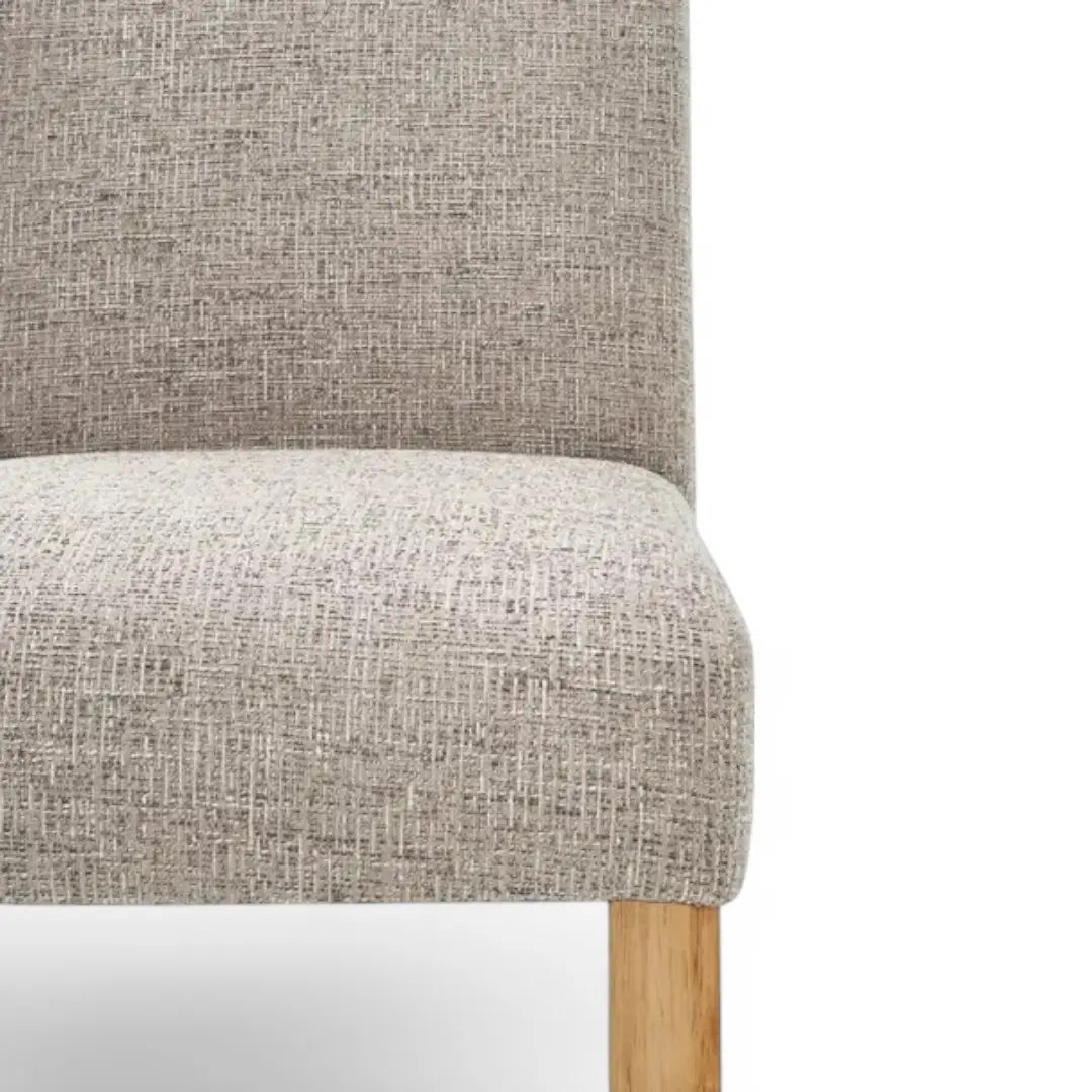 Dining Chairs Faux Leather Black Brown Cream Grey or Fabric Wood Legs Kitchen - The royce furnishings