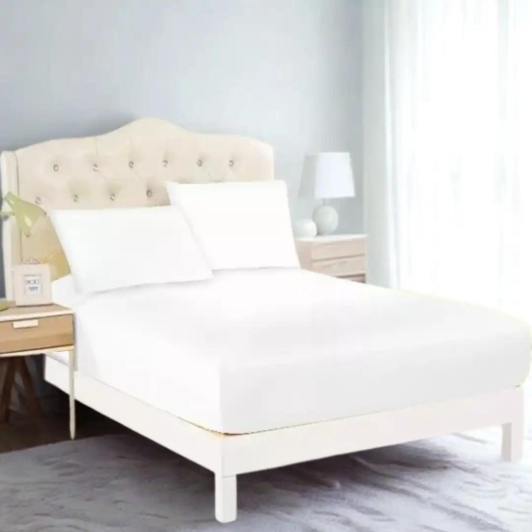 25cm Deep Fitted Sheet Pure Poly Cotton Sheet - The royce furnishings