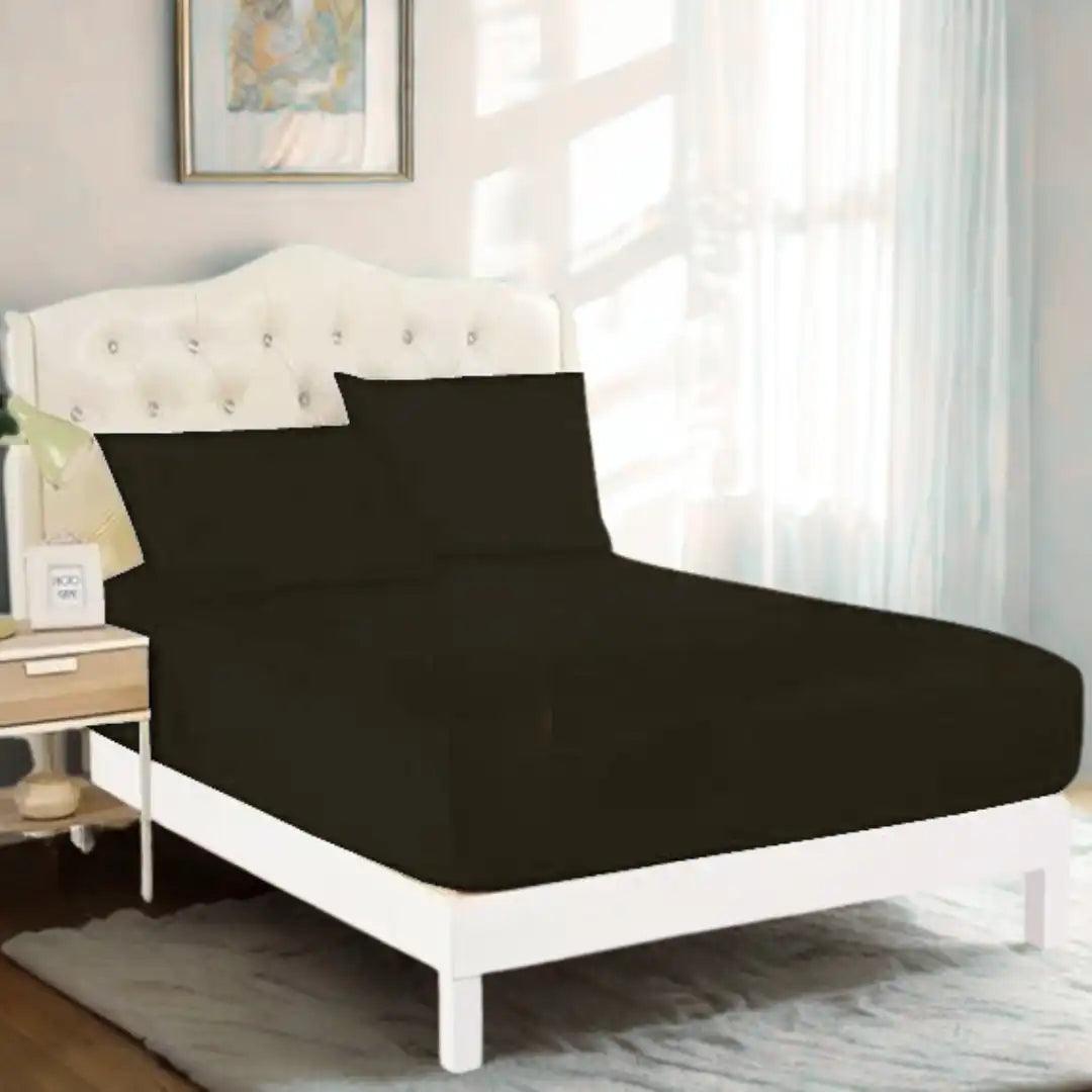 25cm Deep Fitted Sheet Pure Poly Cotton Sheet - The royce furnishings