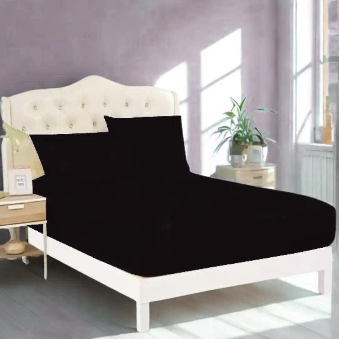 25cm Deep Fitted Sheet Pure Poly Cotton Sheet - The royce furnishings