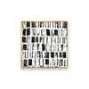 DesignQ Abstract Monochrome Bricks - Modern Framed Canvas Wall Art Print - The royce furnishings