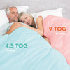 Dual Tempo Summer Duvet - 9 & 4.5 Tog