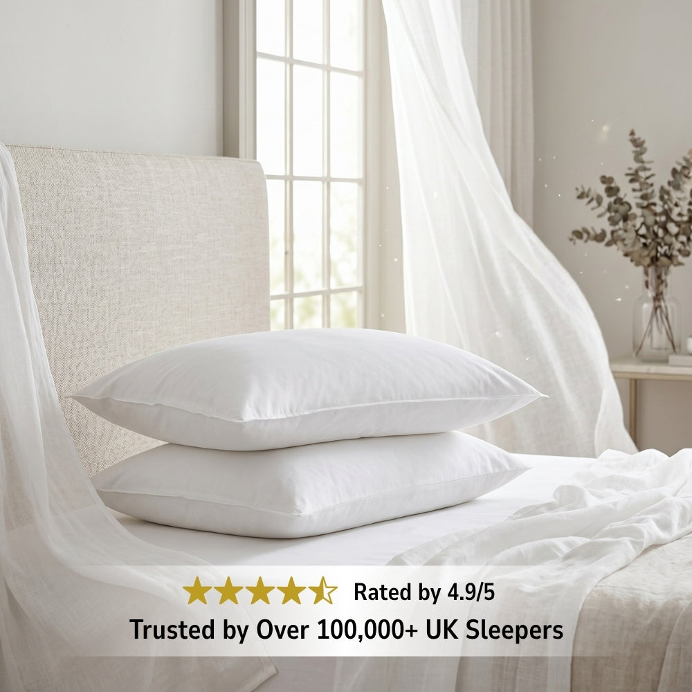 Cotton Pillows. Pair