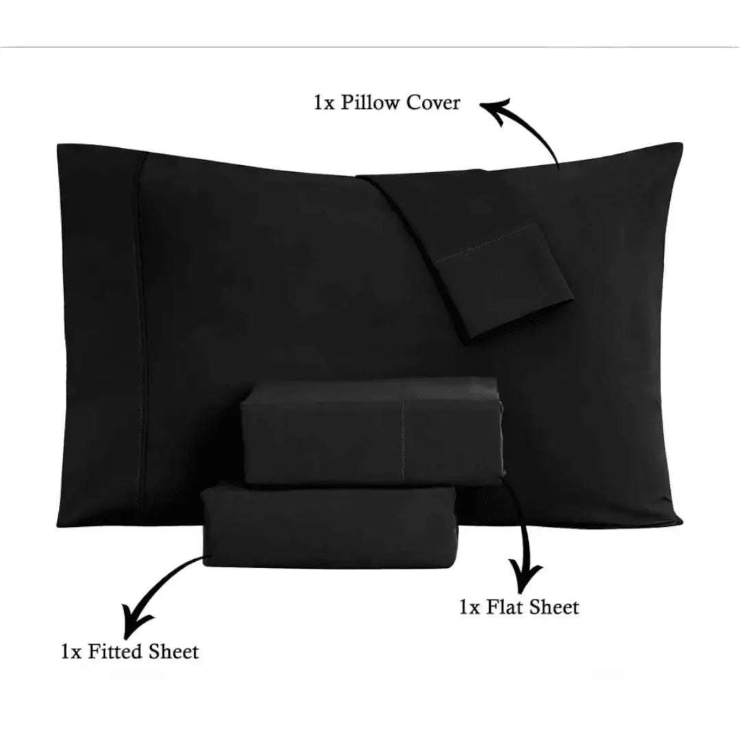 4 Piece Bed Sheet Set Hotel Quality Ultra Soft Deep Pocket Bed Sheet - The royce furnishings