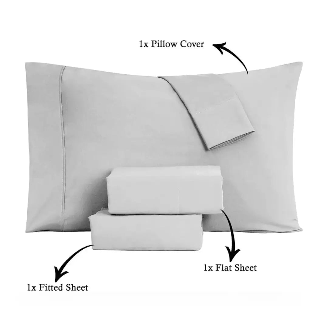 4 Piece Bed Sheet Set Hotel Quality Ultra Soft Deep Pocket Bed Sheet - The royce furnishings