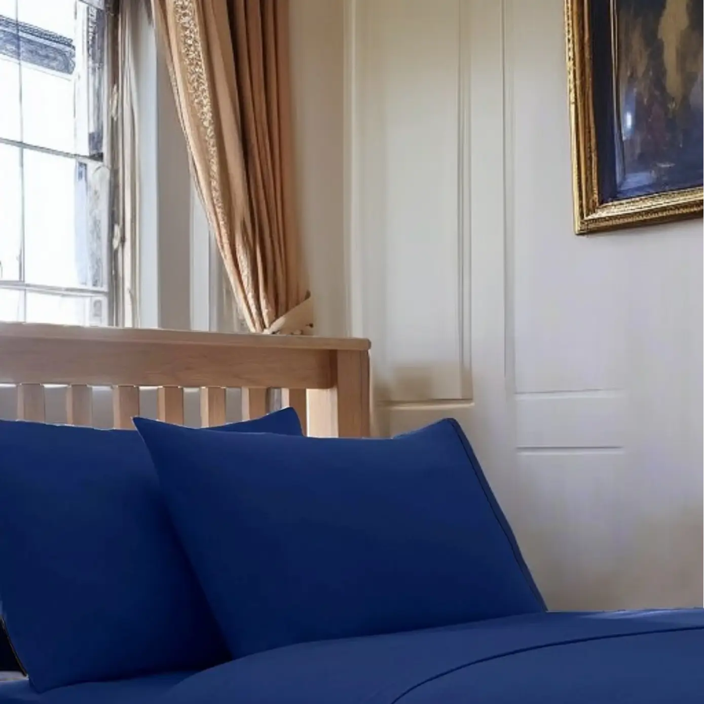 Pillow Case Luxury Fine Poly cotton Housewife Pair Pack Pillows Cover Cases - The royce furnishings