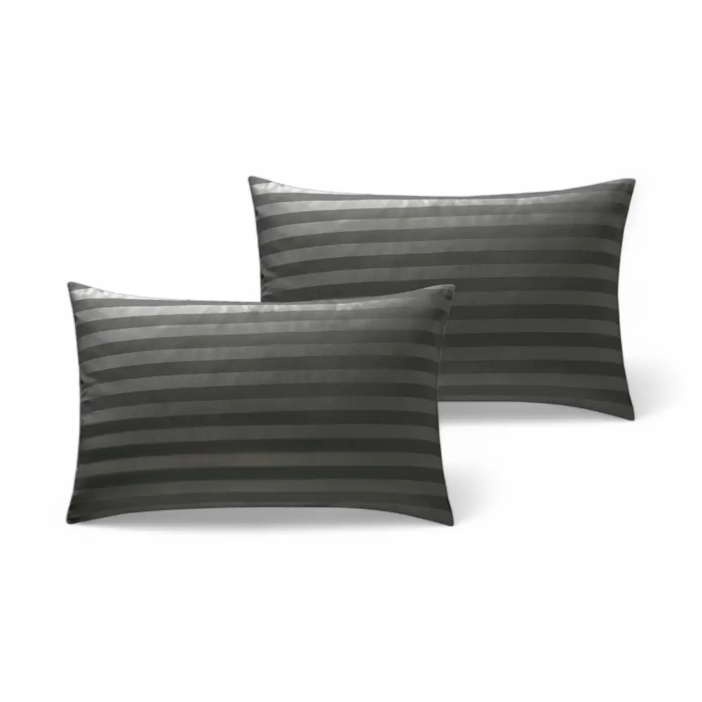 100% Cotton Sateen Stripe Housewife Pillowcase Cover - The royce furnishings