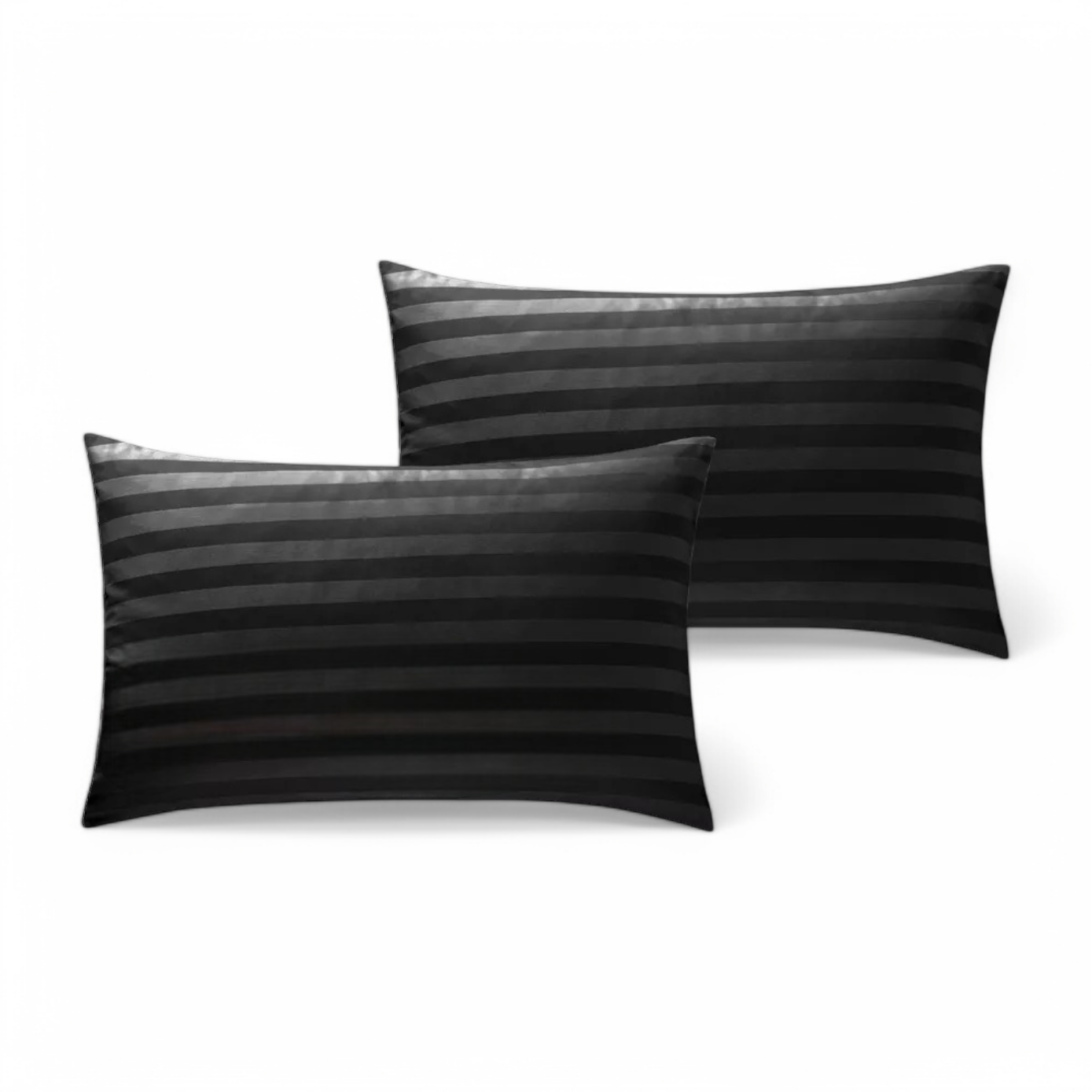 100% Cotton Sateen Stripe Housewife Pillowcase Cover