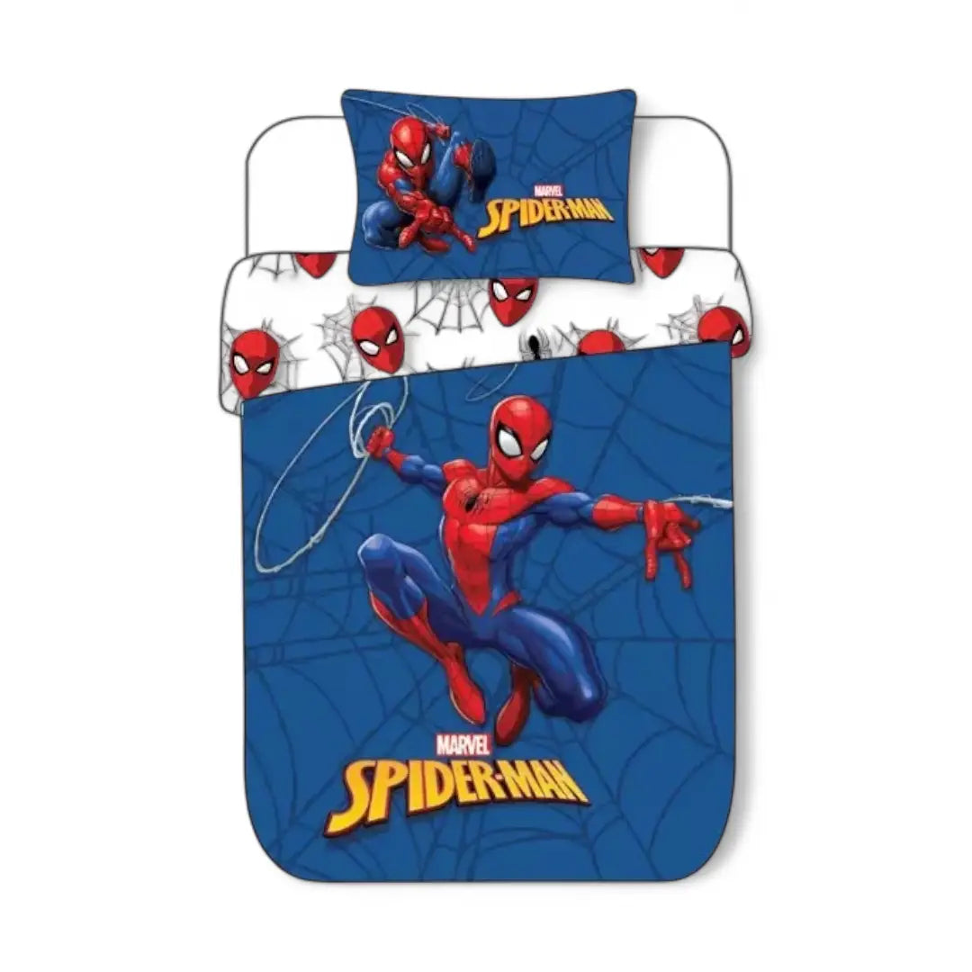 Marvel Avengers Spiderman Single Reversible Duvet Cover Bedding Set Official - The royce furnishings
