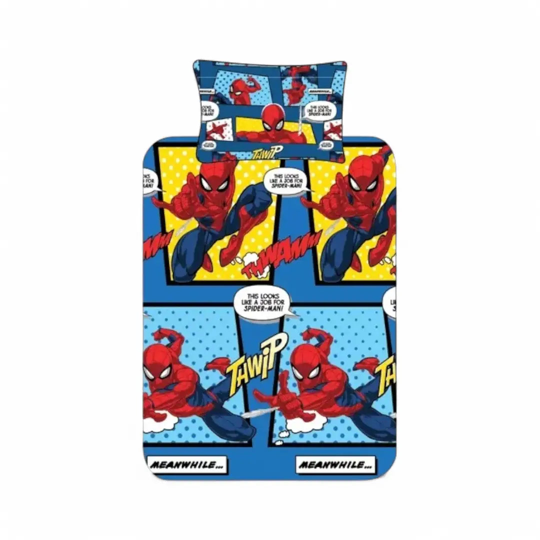 Marvel Avengers Spiderman Single Reversible Duvet Cover Bedding Set Official - The royce furnishings