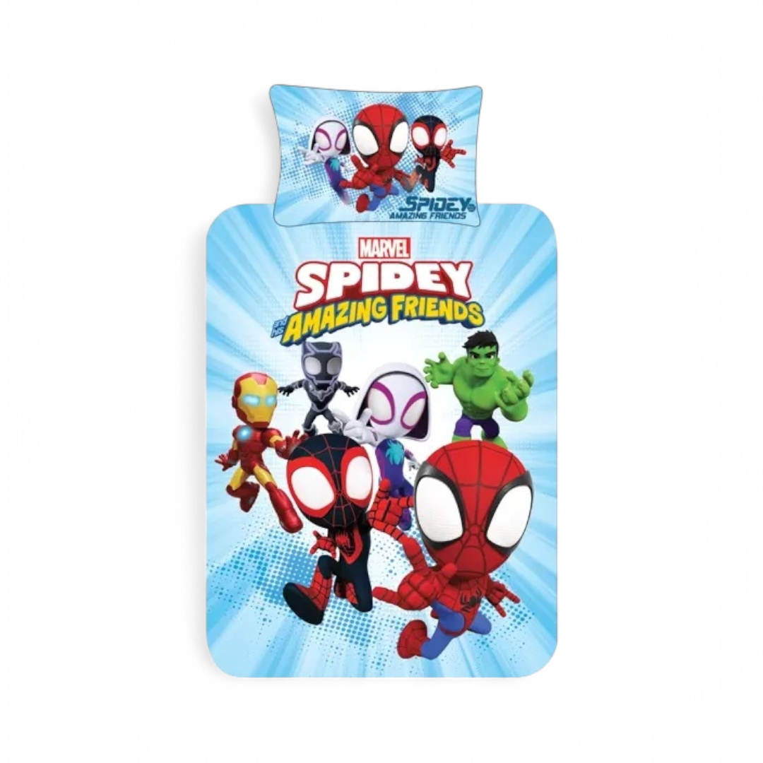 Marvel Avengers Spiderman Single Reversible Duvet Cover Bedding Set Official