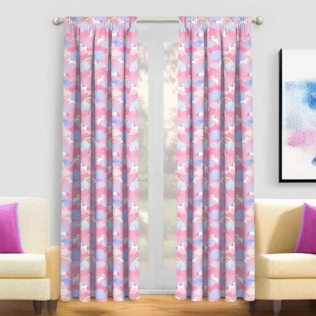 Flying Unicorn Blush Pink Duvet Cover Bedding Set - Rainbow Dream Bedding Set - The royce furnishings