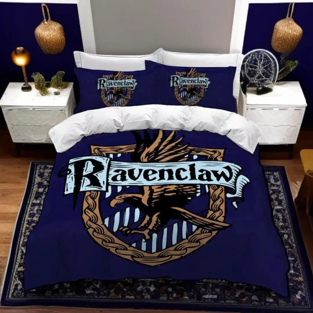 Kids Harry Potter 3D Quilt Duvet Cover Set Bedding Set - The royce furnishings