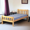 Single Bed with Mattress 3ft Pine Carlow - The royce furnishings