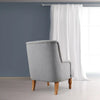 Fabric Armchair, Padstow Grey or Wheat Classic Armchair with Wooden Legs - The royce furnishings