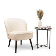 Teddy Cream Cocktail Chair Accent Chairs - The royce furnishings