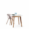 Rivet Noah Round Modern Ash Dining Table - The royce furnishings