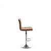 Adjustable Breakfast Bar Stools Kitchen Swivel Faux-Leather Office Round Chair - The royce furnishings