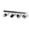 4 Way Ceiling Spotlight Adjustable Kitchen Bar Spot Light LED GU10 Bulbs Lamp - The royce furnishings