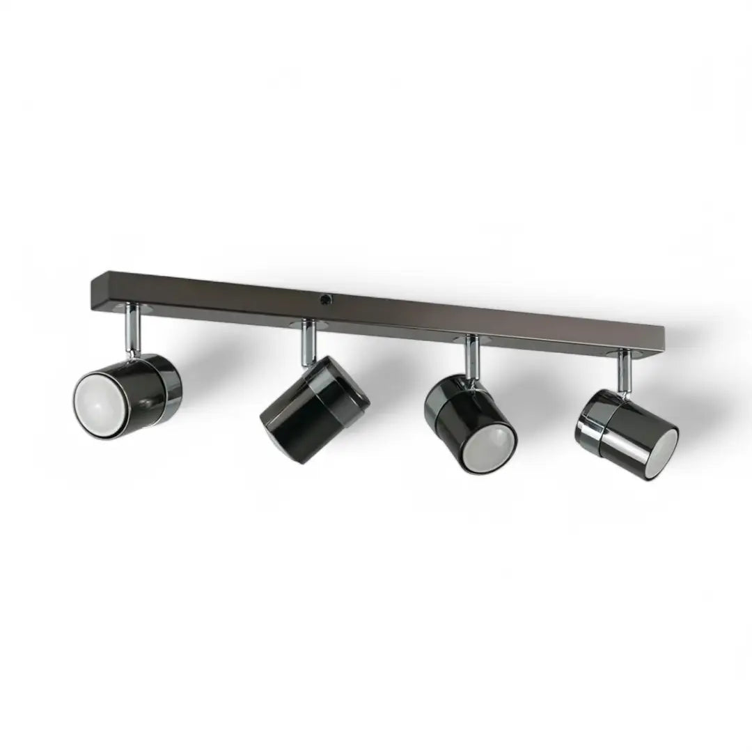 4 Way Ceiling Spotlight Adjustable Kitchen Bar Spot Light LED GU10 Bulbs Lamp - The royce furnishings