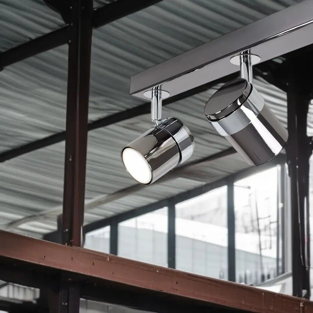 4 Way Ceiling Spotlight Adjustable Kitchen Bar Spot Light LED GU10 Bulbs Lamp - The royce furnishings