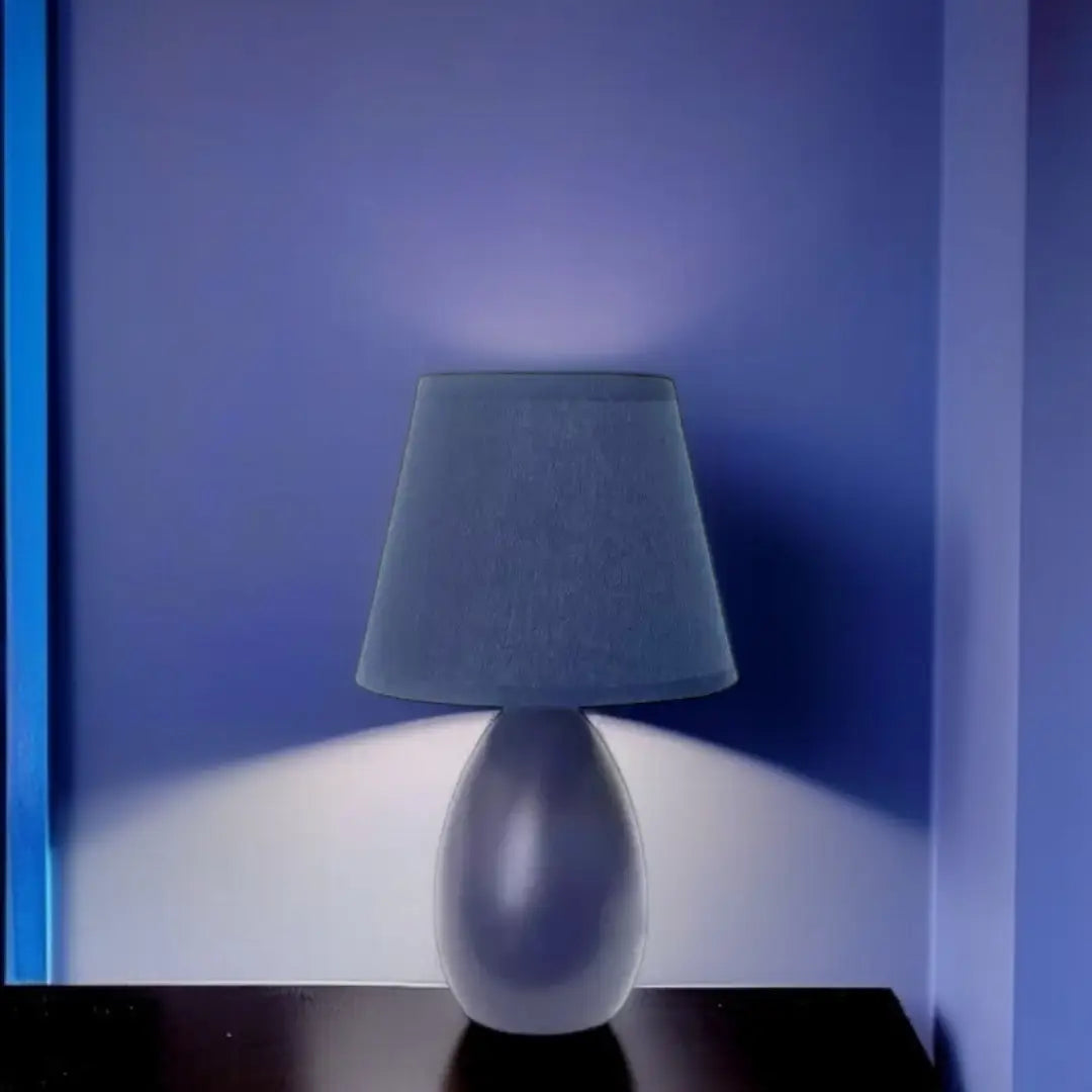 Simple Designs Mini Egg Oval Ceramic Table Lamp - The royce furnishings