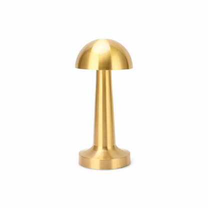 Mushroom Table Lamp Dimmable Cordless USB Rechargeable Metal - The royce furnishings