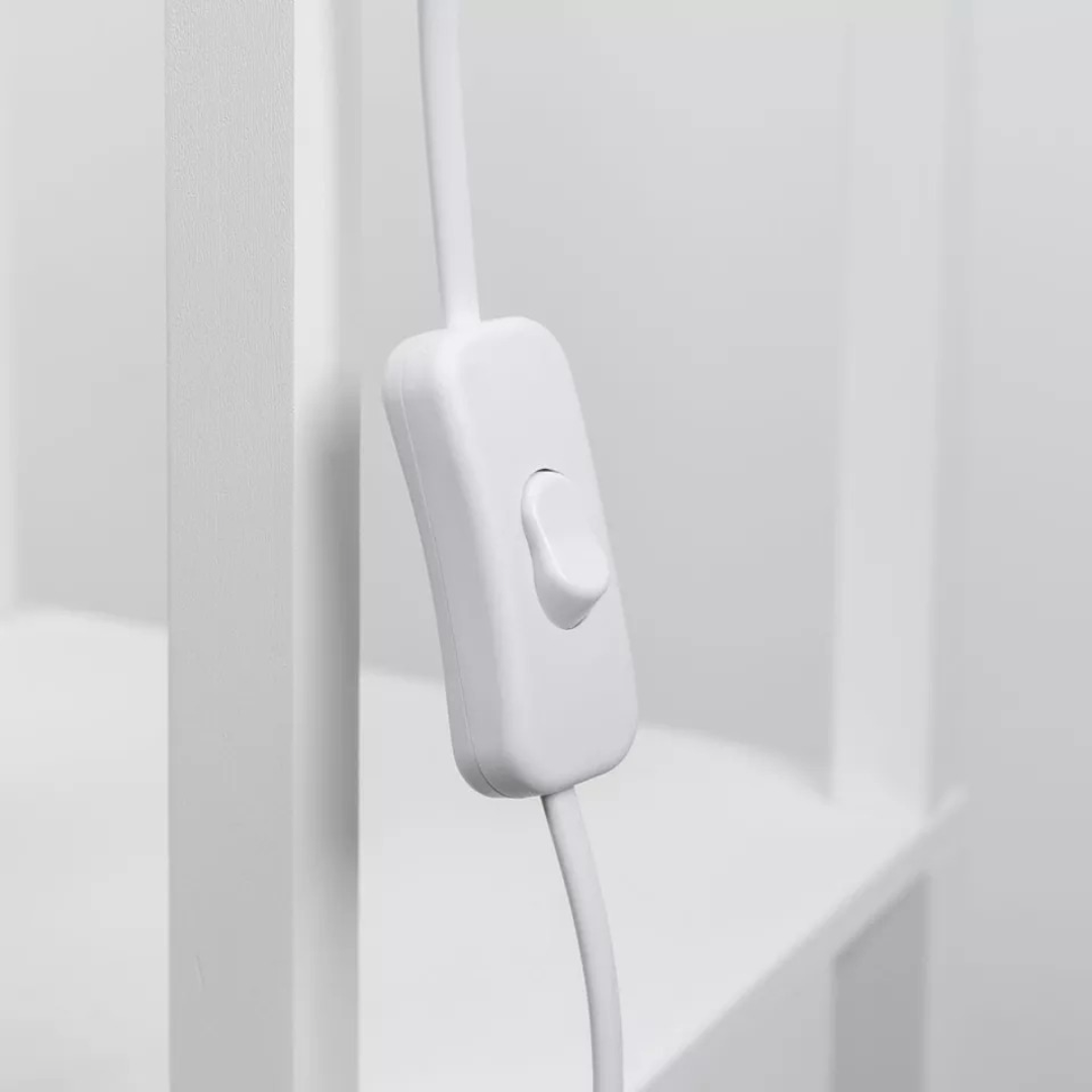 Wooden Floor Lamp With Storage Shelves - The royce furnishings