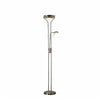 Uplighter and Reading Floor Lamp Stainless steel - The royce furnishings