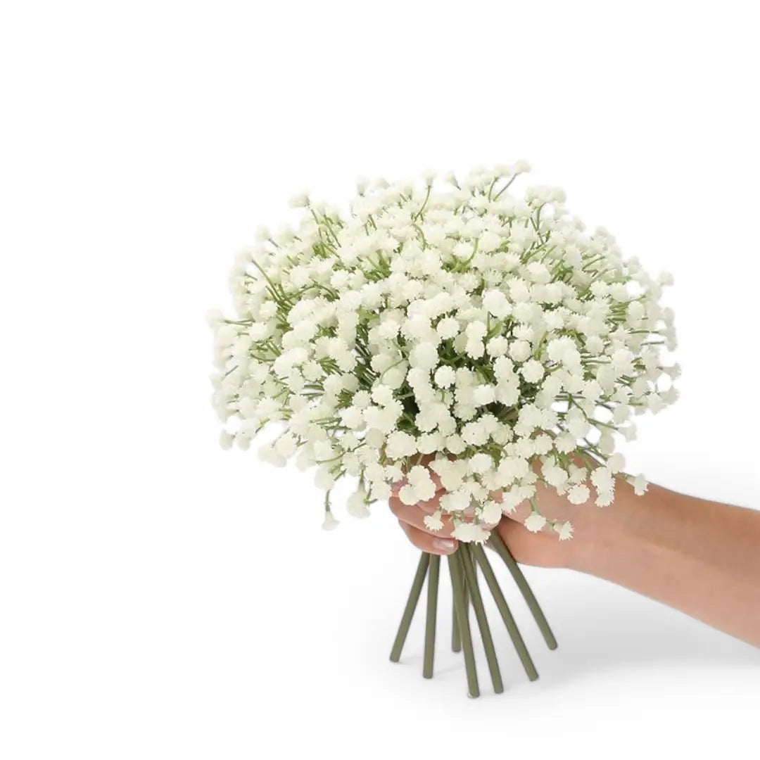 Baby's Breath Artificial Flowers Bulk 10 Pack (30pcs) Faux Baby Breath Plastic Flower - The royce furnishings