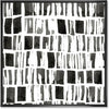 DesignQ Abstract Monochrome Bricks - Modern Framed Canvas Wall Art Print - The royce furnishings