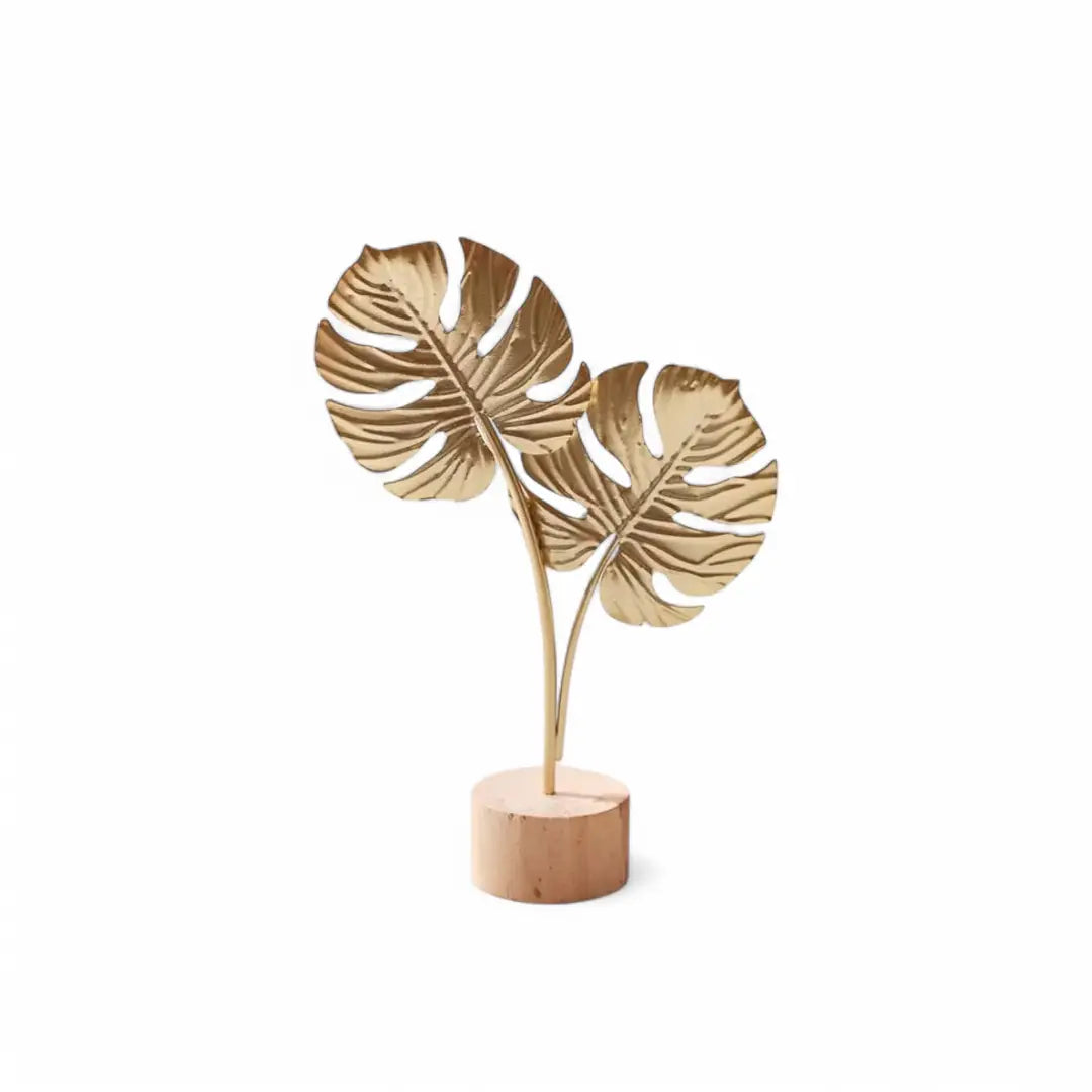 Simple Ginkgo Leaf Decoration Ginkgo Iron Art Ornament Wine Cabinet - The royce furnishings