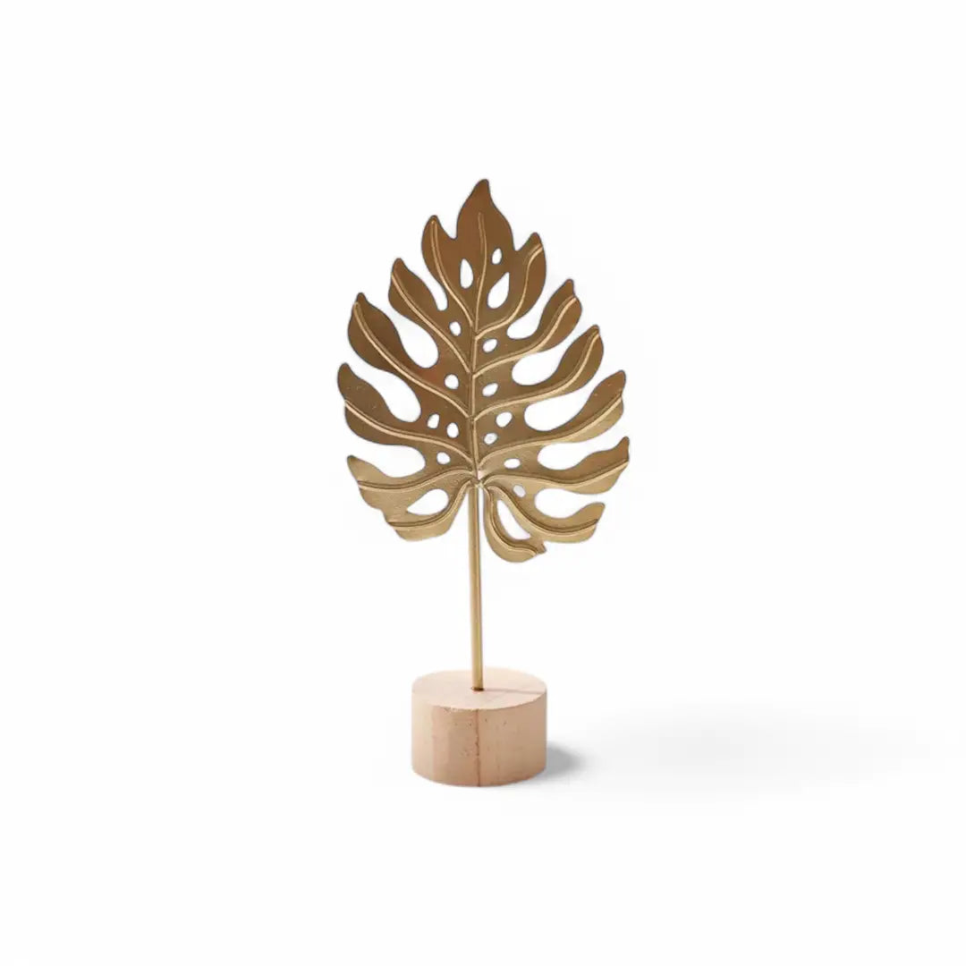 Simple Ginkgo Leaf Decoration Ginkgo Iron Art Ornament Wine Cabinet - The royce furnishings