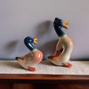 PAIR OF GOOD QUALITY CHINA CERAMIC MALLARD DUCKS - The royce furnishings