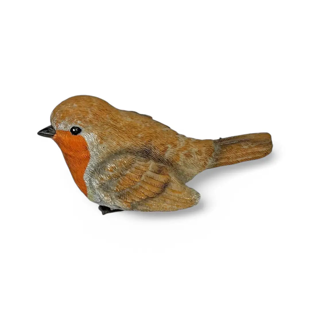 Robin Bird Garden Ornament Outdoor Animal Statue Robins Decoration Wildlife - The royce furnishings