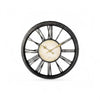 Wall Clock with Roman Numerals - Modern Timepiece Battery Powered for Home - The royce furnishings