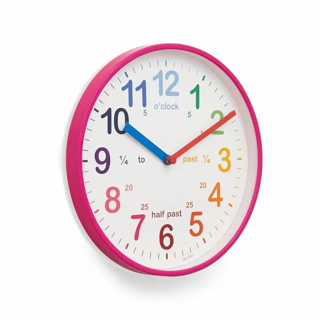 Acctim Wickford Kids Teaching Wall Clock