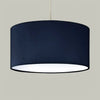 Modern Drum Pendant Ceiling Light Shades with Frosted Diffusers in 5 Colours - The royce furnishings